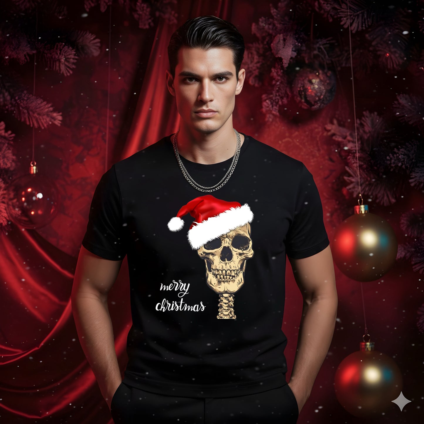 Merry Christmas Skull