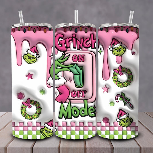 Grinch Mode On Tumbler