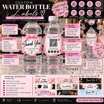 Custom Water Labels
