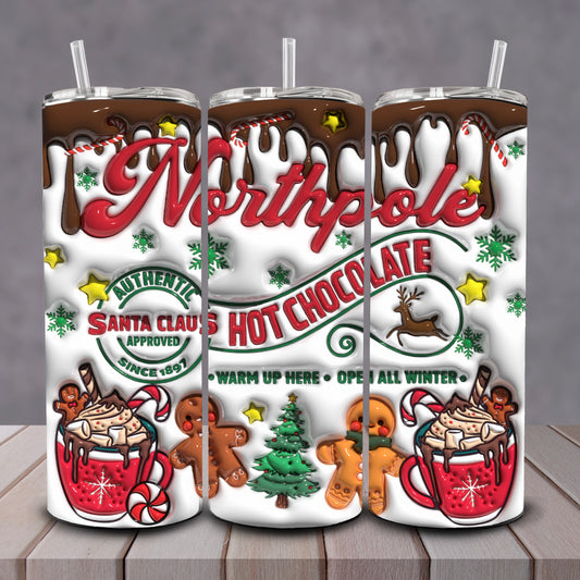 3D Hot Chocolate Tumbler