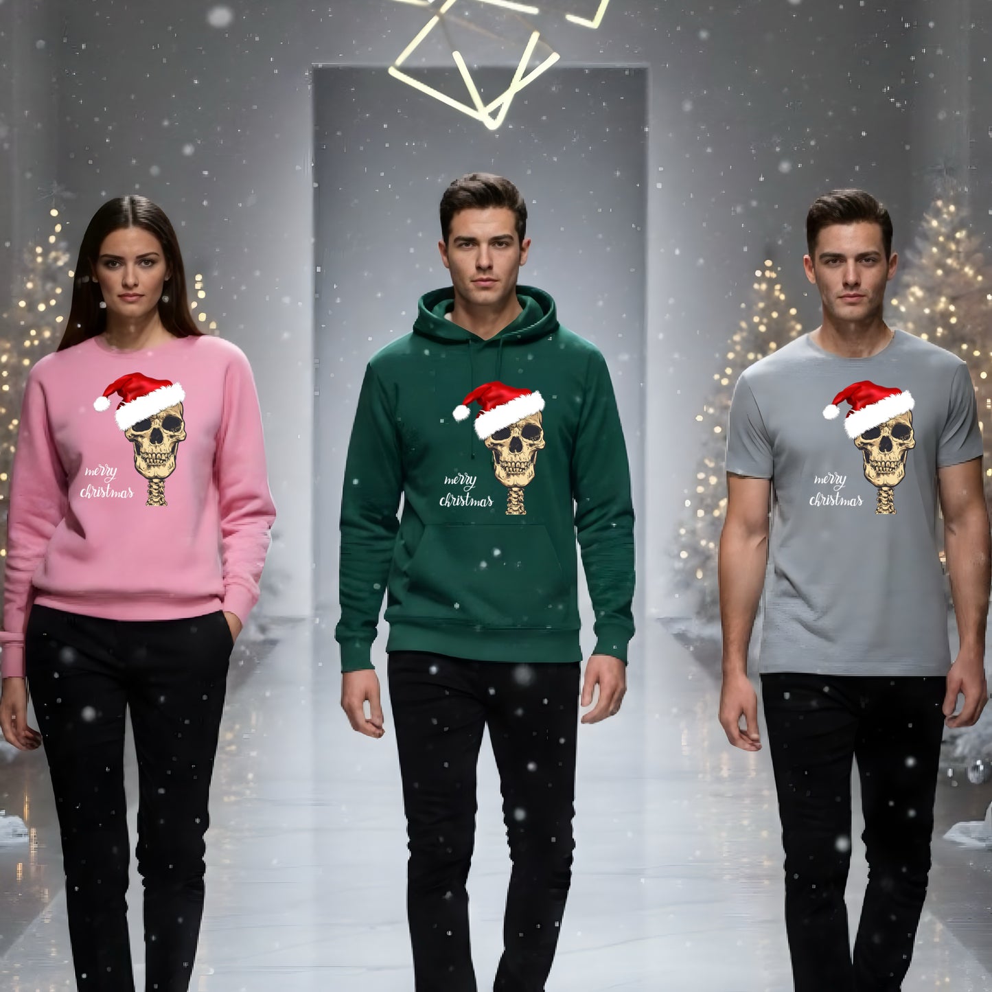 Merry Christmas Skull