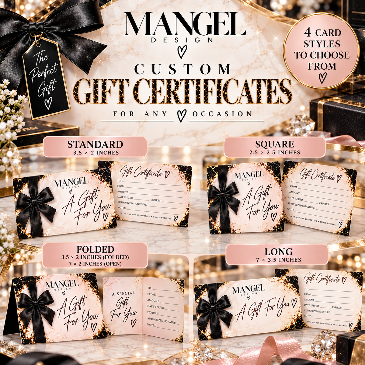 Custom Gift Certificates