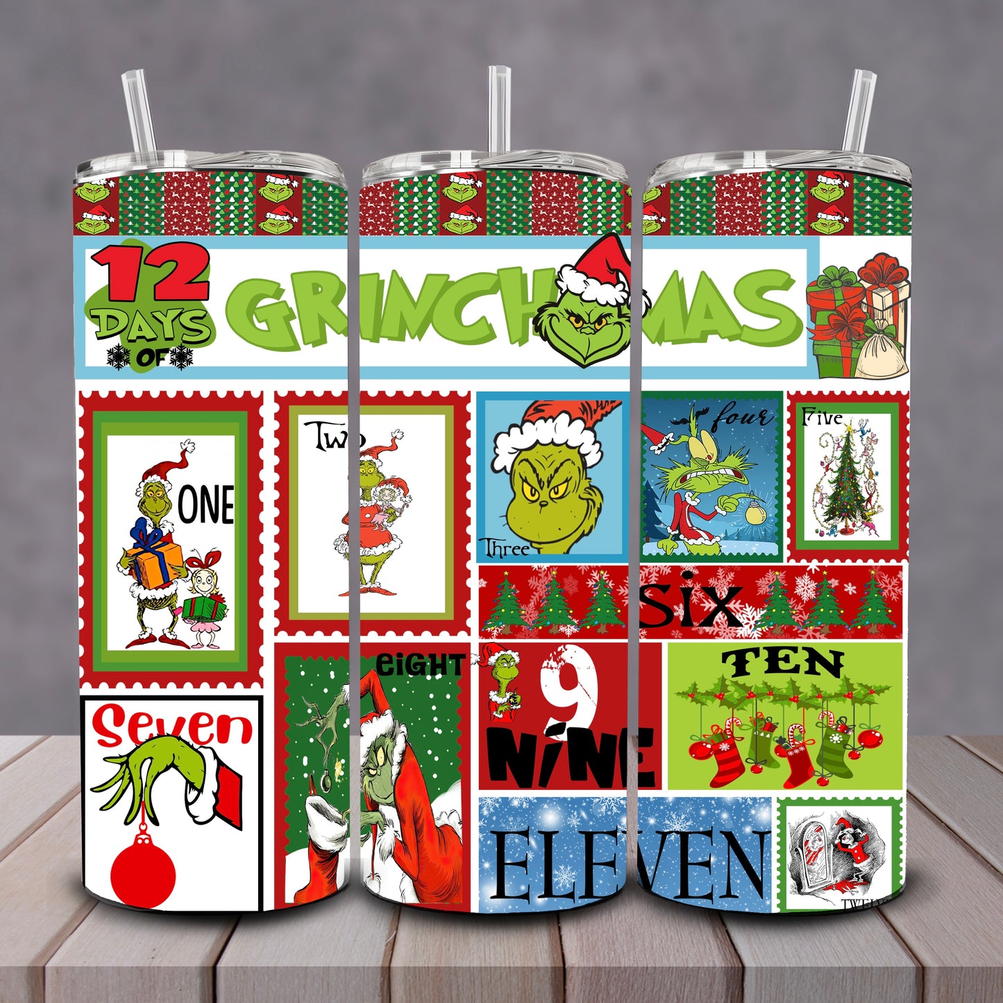 12 Days Of Grinchmas Tumbler
