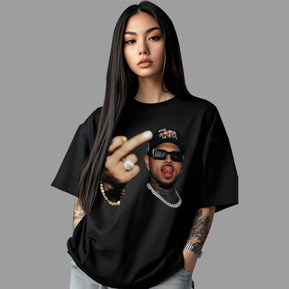 Vintage Breezy Middle Finger