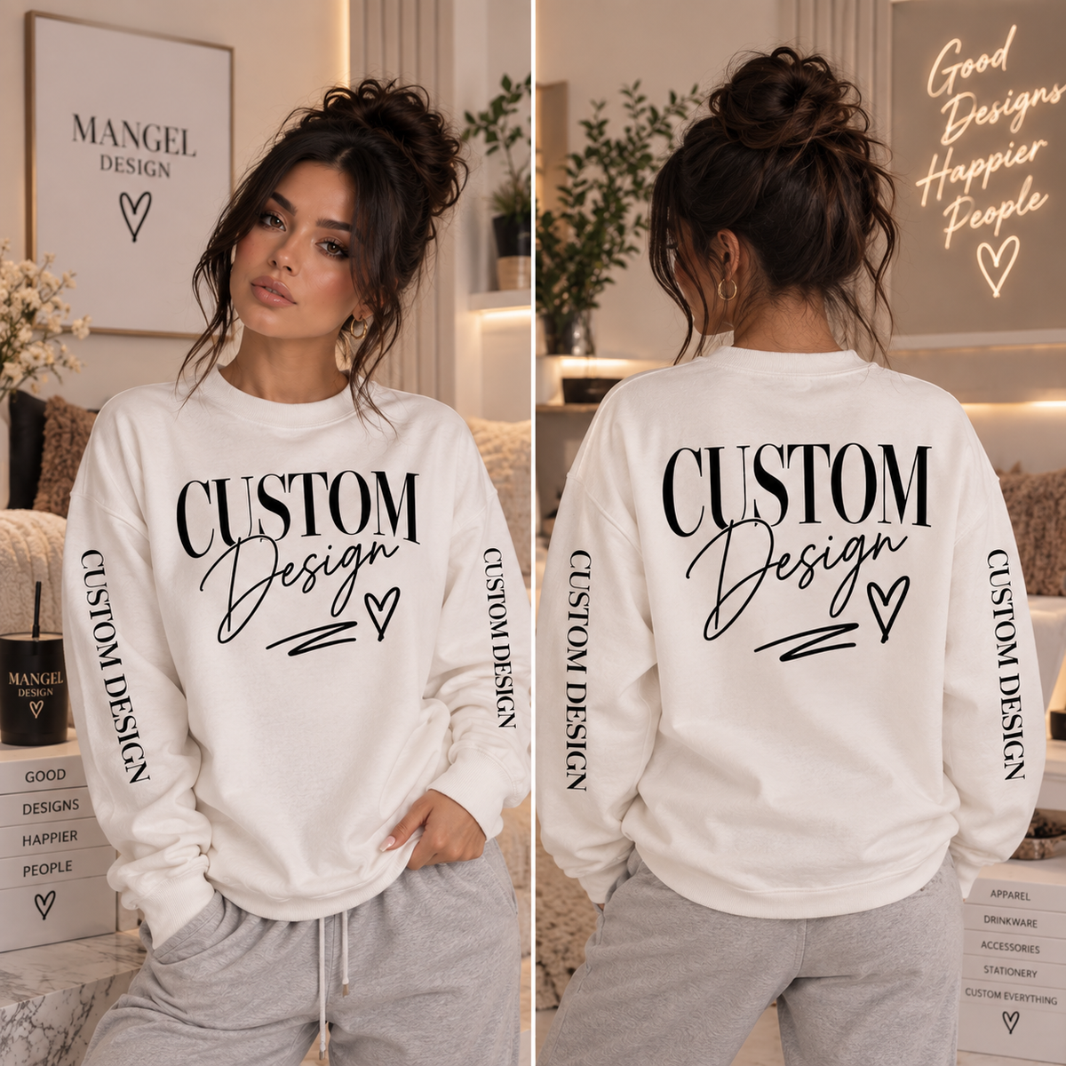 Custom Front + Back + Sleeves