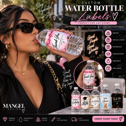 Custom Water Labels
