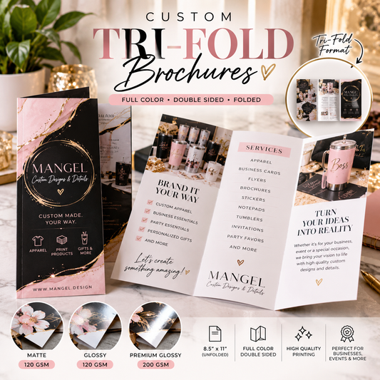 Custom Tri-Fold Brochures