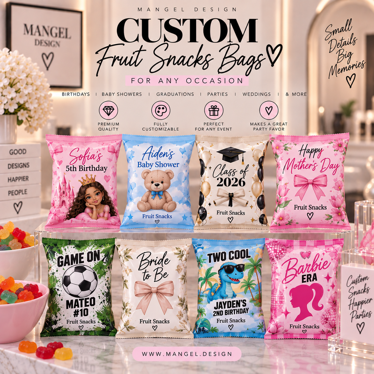 Custom Fruit Snacks
