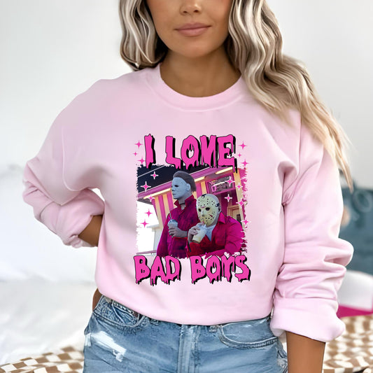 I Love Bad Boys Pink On Pink