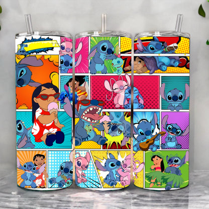 Stitch Comic Tumbler