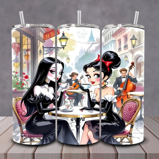 Morticia & Snow White