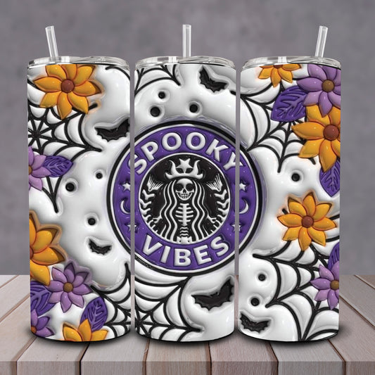 3D Spooky Starbucks Tumbler