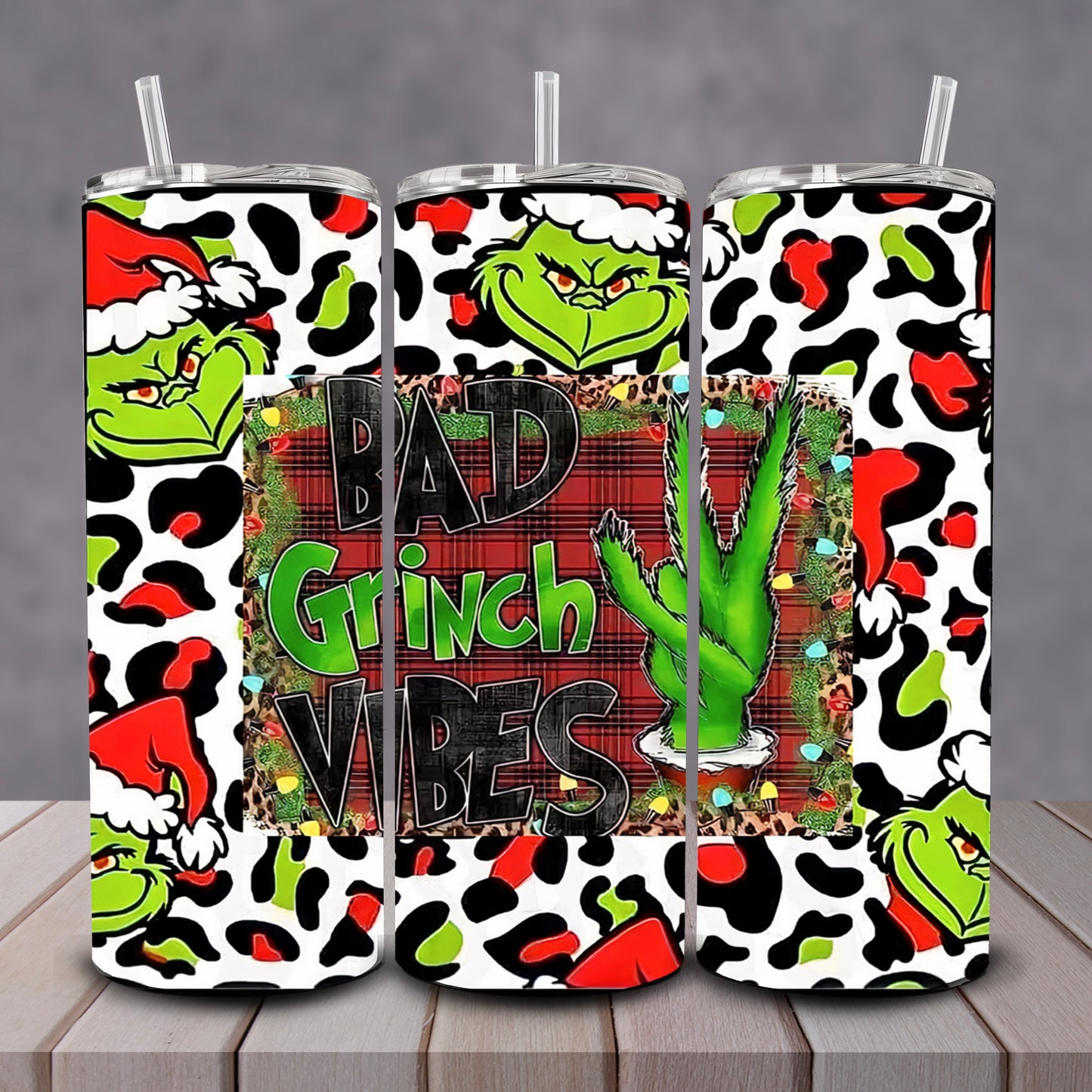 Bad Grinch Vibes Tumbler