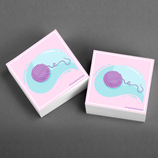 Team Crochet Sticky Notes