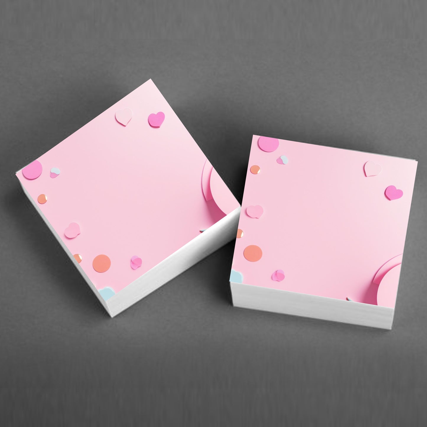 Confetti Pink Sticky Notes