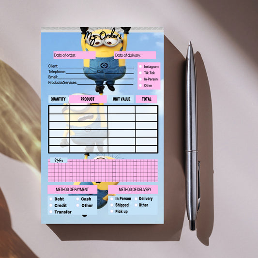 Minions Order Notepad