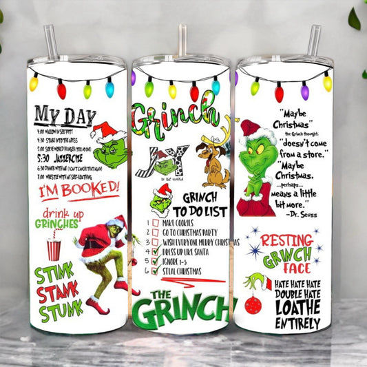 Grinch Joy Tumbler