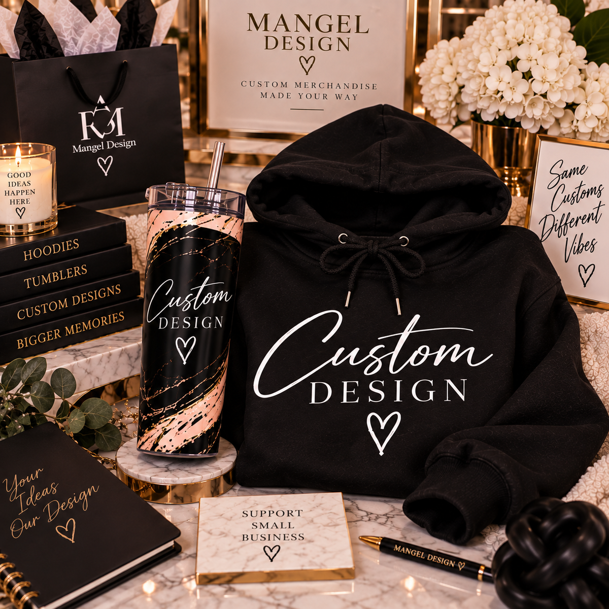Cozy Set — 1 Hoodies + 1 Tumbler
