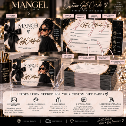 Custom Gift Certificates