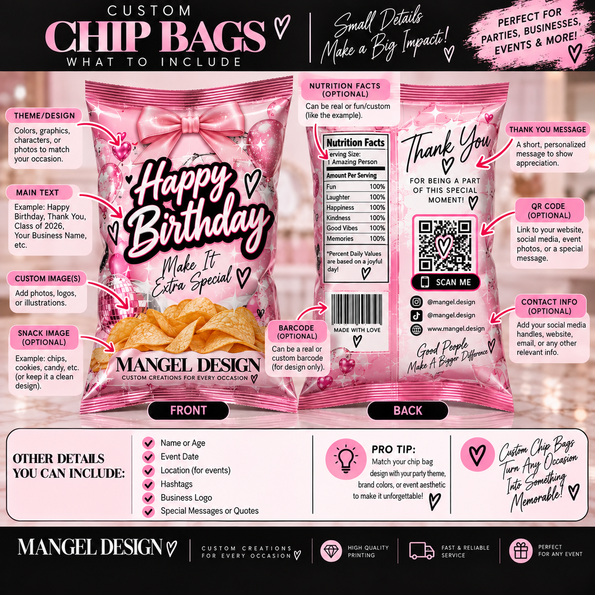 Custom Chip Bag