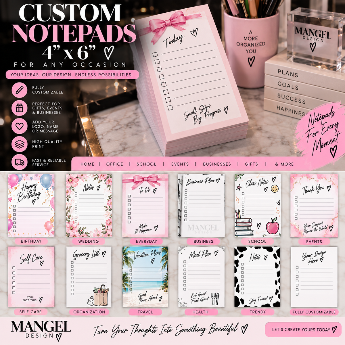 Custom Notepads