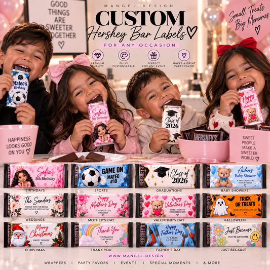 Custom Hershey Bars