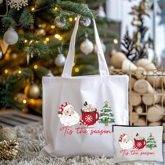 Tis The Season Tote Bag + Pouch