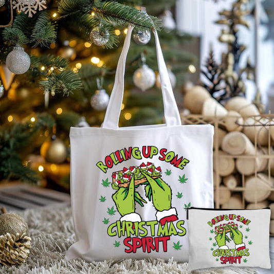 Rolling Up Some Tote Bag + Pouch