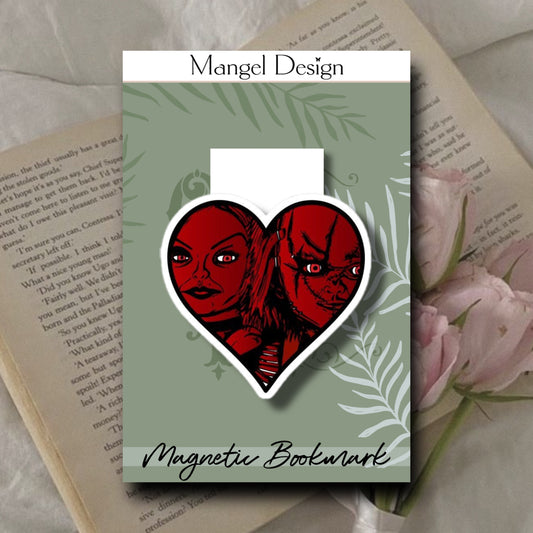 Red Chucky & Tiffany Magnetic Bookmark