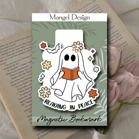 Reading In Peace Magnetic Bookmark