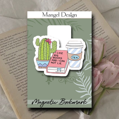 I Like Big Books Magnetic Bookmark
