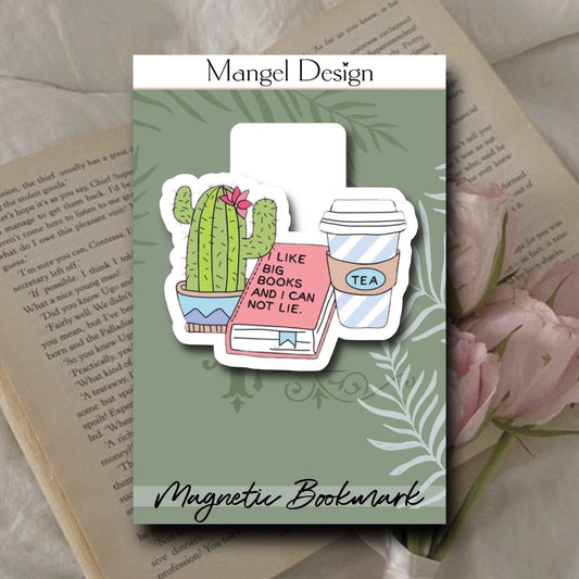 I Like Big Books Magnetic Bookmark