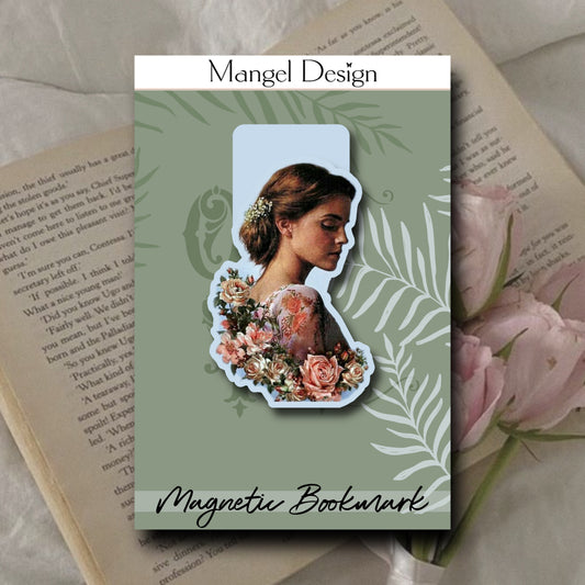 Foral Belle Magnetic Bookmark