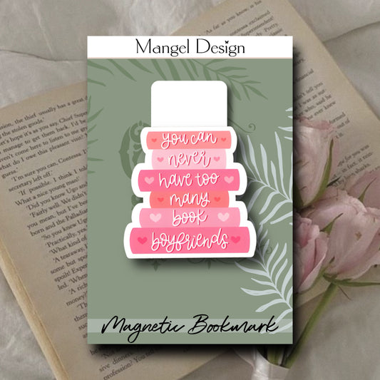 Too Many Books Magnetic Bookmark
