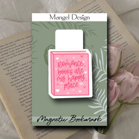 My Happy Place Book Magnetic Bookmark
