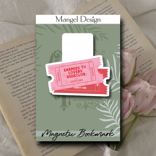 Enemies To Lovers Tickets Magnetic Bookmark