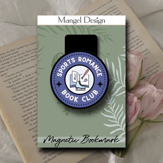 Sports Romance Button Magnetic Bookmark