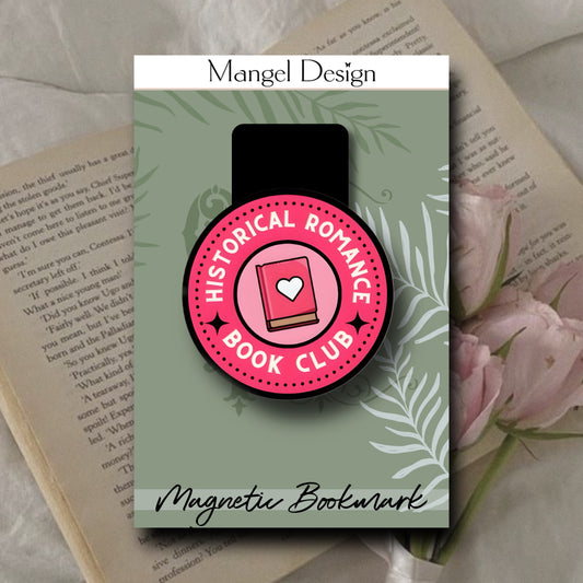 Historical Romance Button Magnetic Bookmark