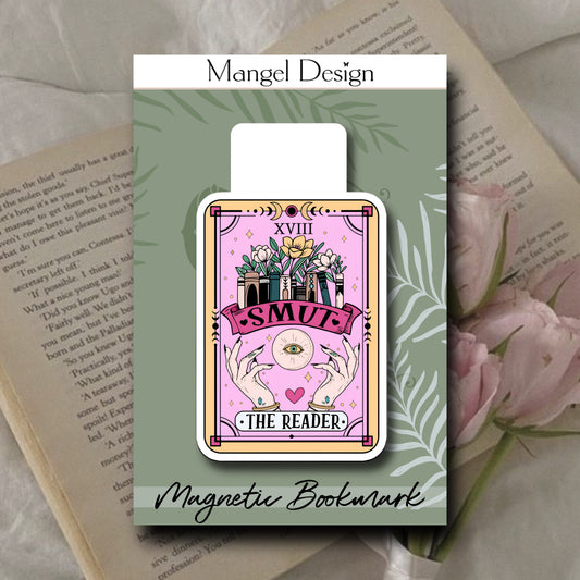 Tarot The Reader Pink Magnetic Bookmark