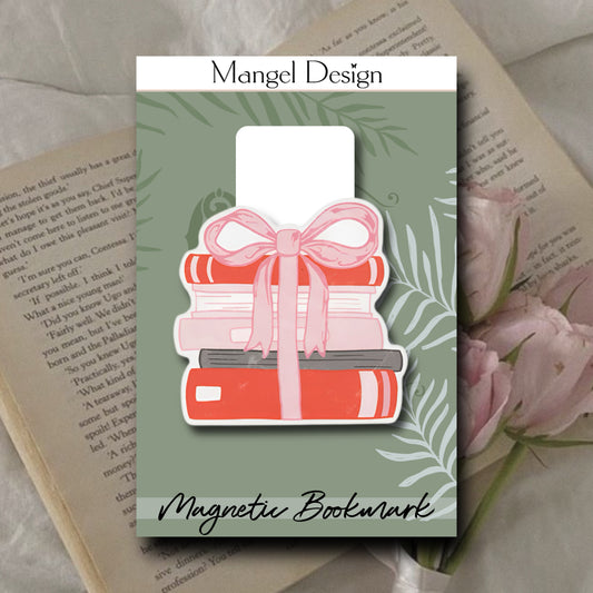 Bow Books Magnetic Bookmark