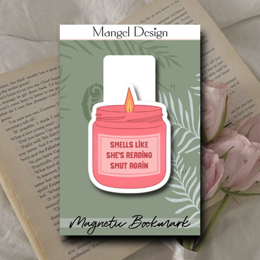 Candle Magnetic Bookmark