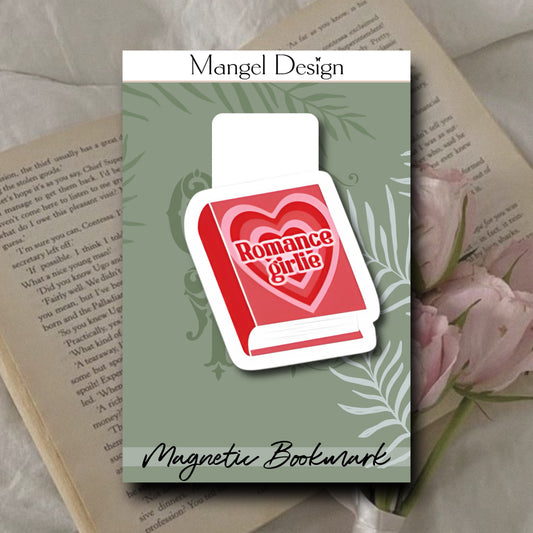 Romance Girl Magnetic Bookmark