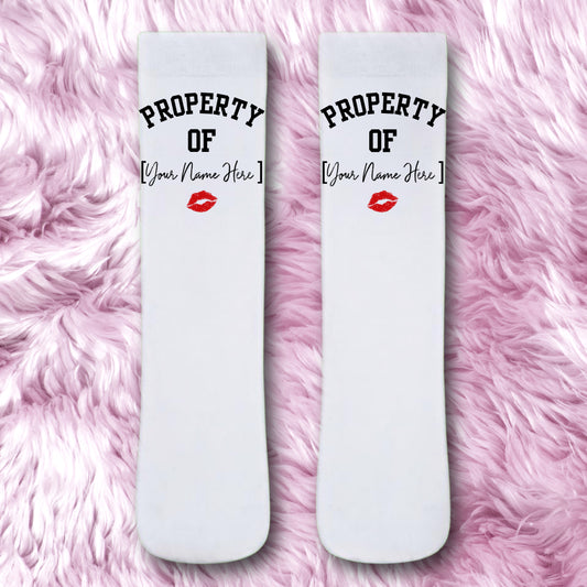 Property of Socks With Your Name