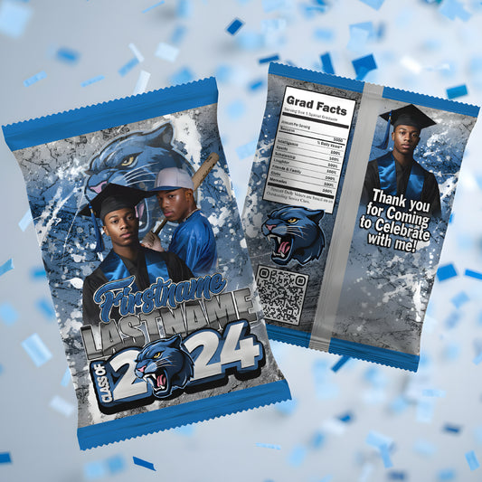 Custom Grad Chip Bag