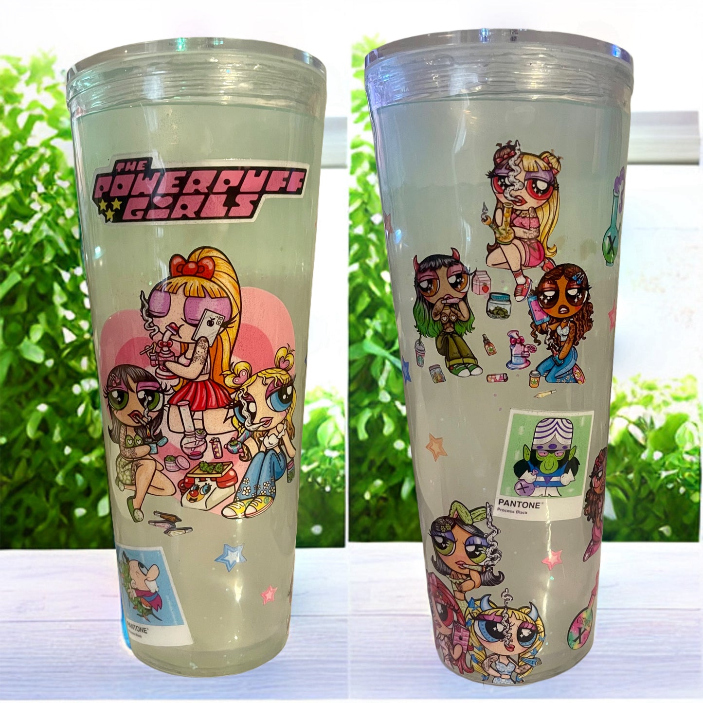 Power Puff Snow Globe Tumbler