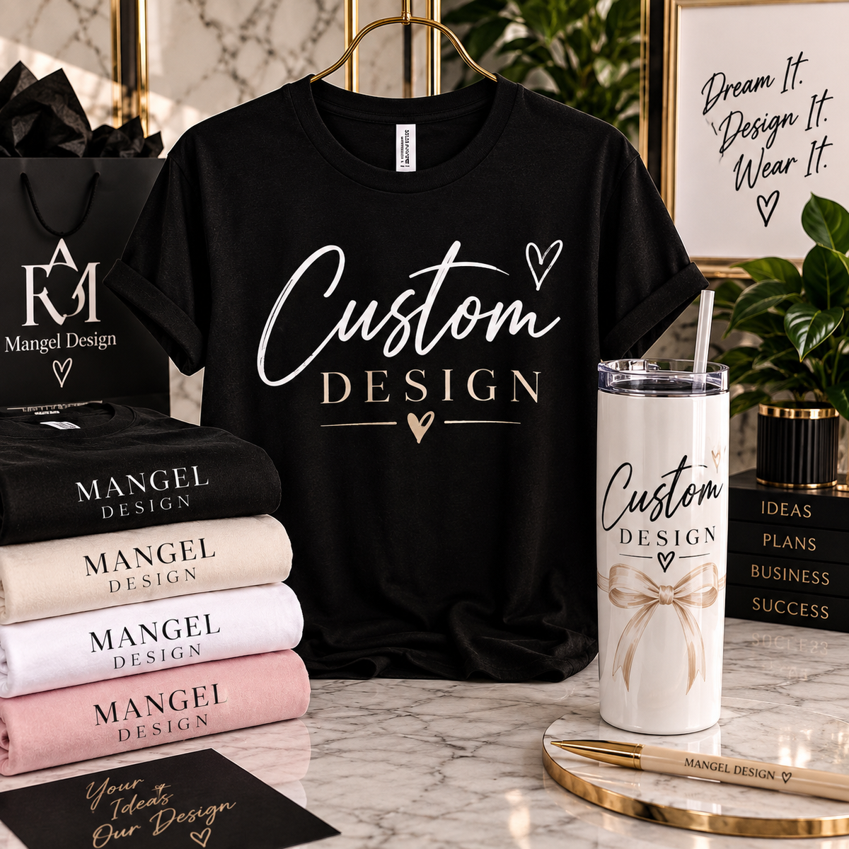 Mini Custom Bundle - Shirt + Tumbler