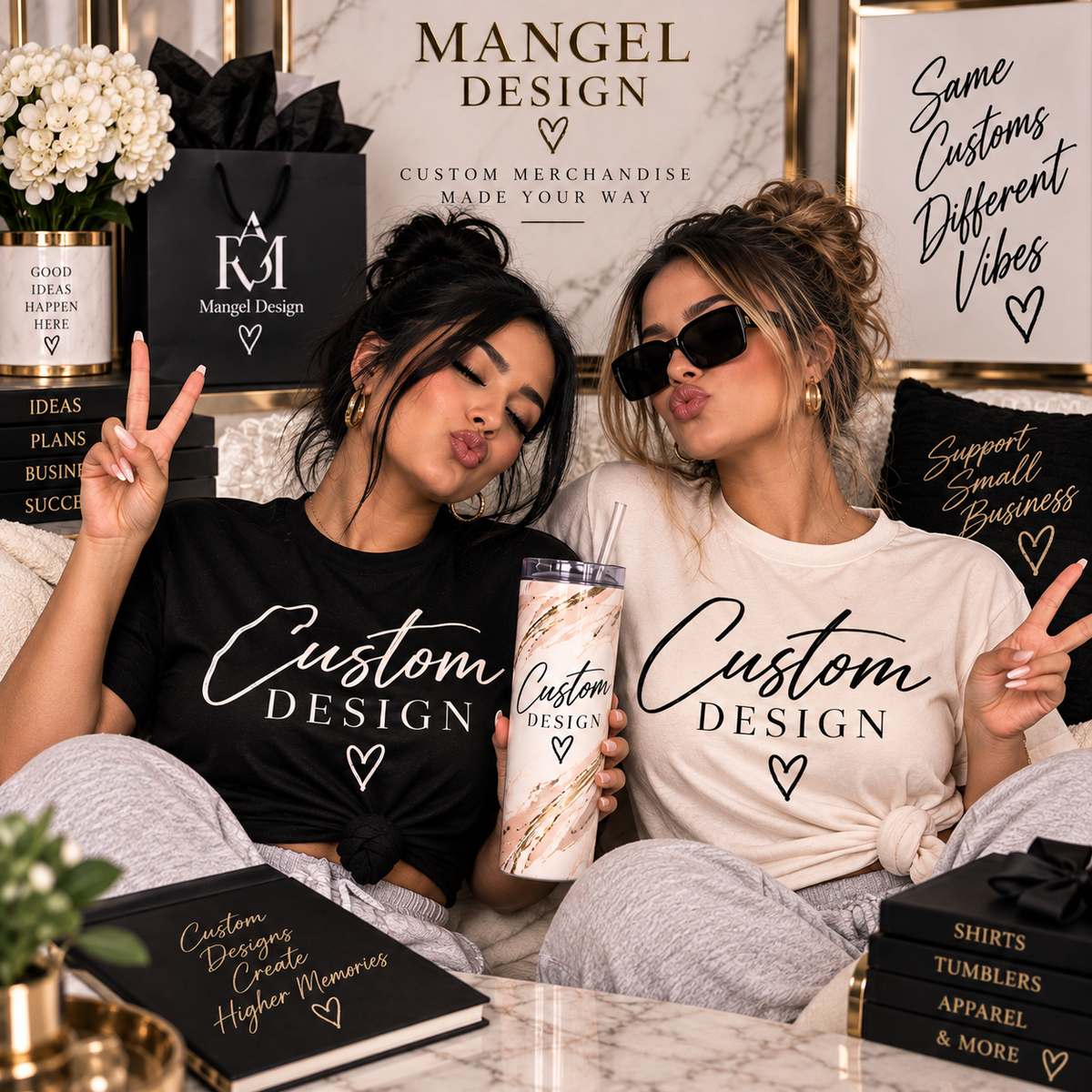 Matching Duo - 2 Shirt + 1 Tumbler